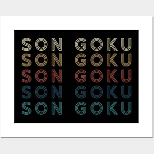 Classic Name Proud Goku Personalized Retro Beautiful Posters and Art